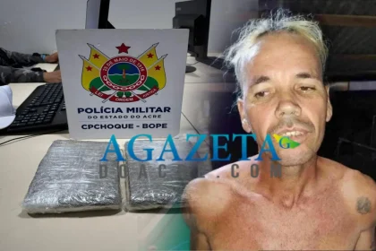 Homem é preso com maconha durante patrulhamento da polícia no bairro Canaã