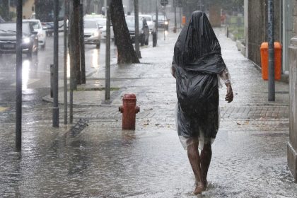 Inmet emite alerta laranja para tempestades no país até sábado