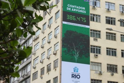 Rio lança painel para população acompanhar plantio de árvores
