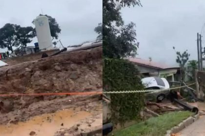 Rompimento de reservatório da Sabesp provoca uma morte em Mairiporã